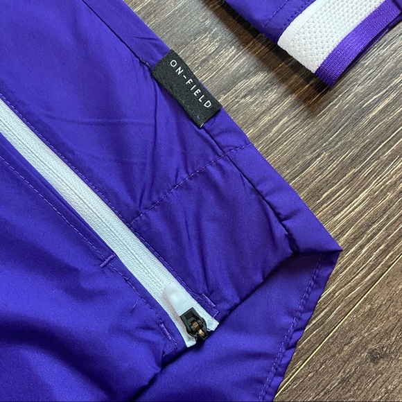 Nike LSU Tiger Half-Zip Coaches Jacket Size: L - Picture 4 of 6